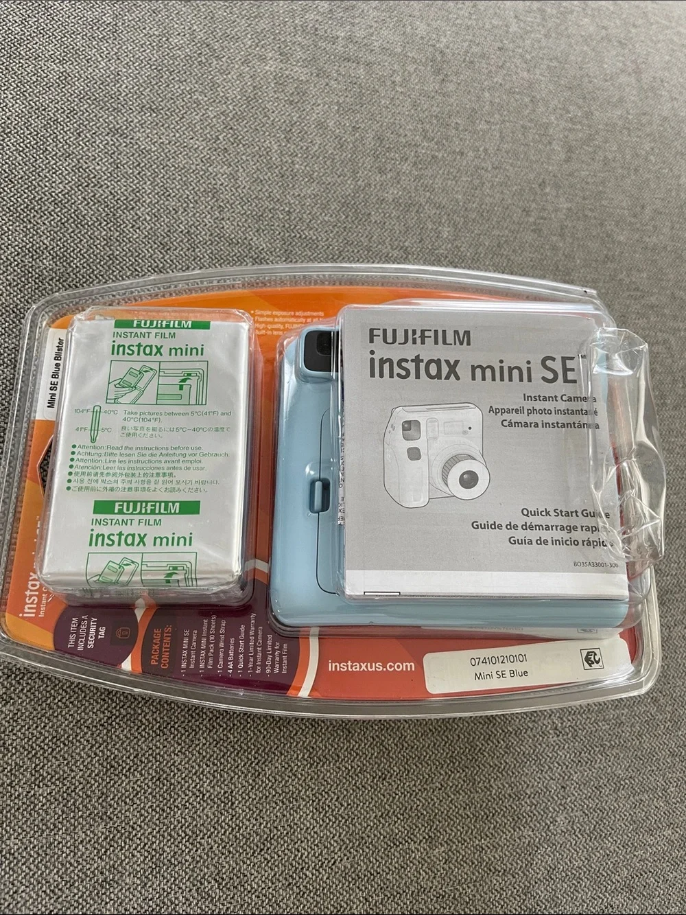 instax mini SE Instant Camera + Film Bundle